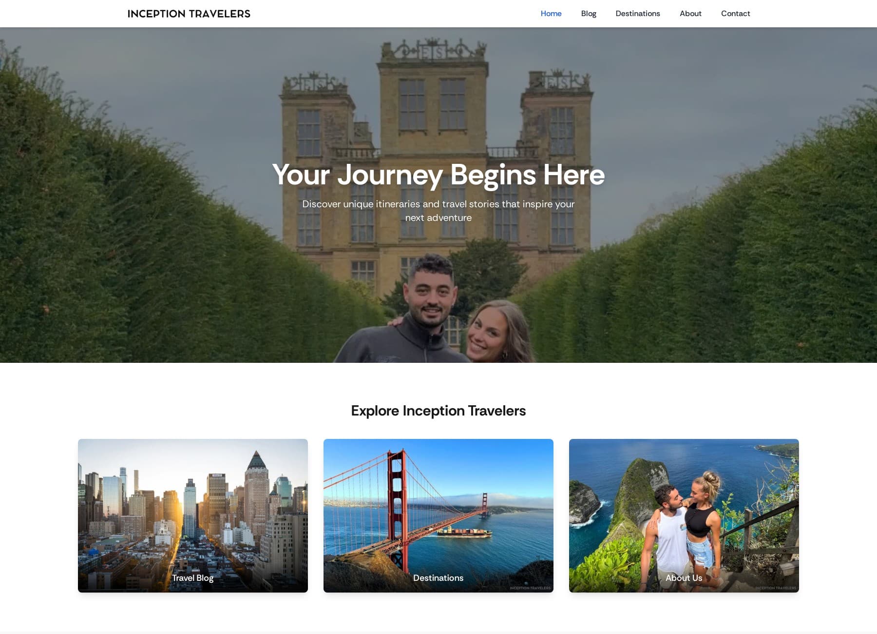 Inception Travelers blog
